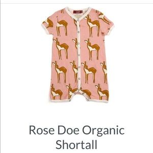 3-6m Milkbarn girls shortall with snaps